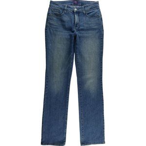 NYDJ Not Your Daughters Straight Jeans Women's 6 Stretch Mid Rise A073